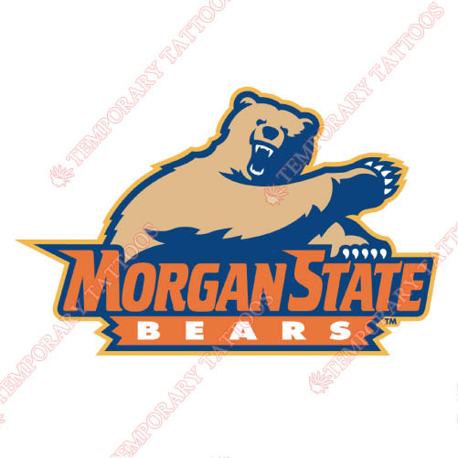 Morgan State Bears Customize Temporary Tattoos Stickers NO.5208
